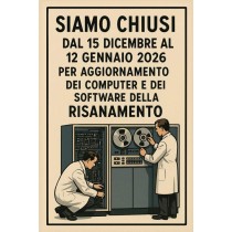 Uffici chiusi al pubblico dal 15 dicembre al 12 gennaio 2026